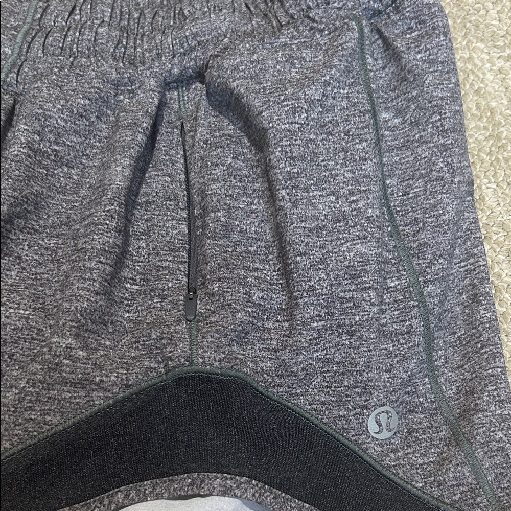 Women's Gray Lululemon sports Shorts - Picture 3 of 4